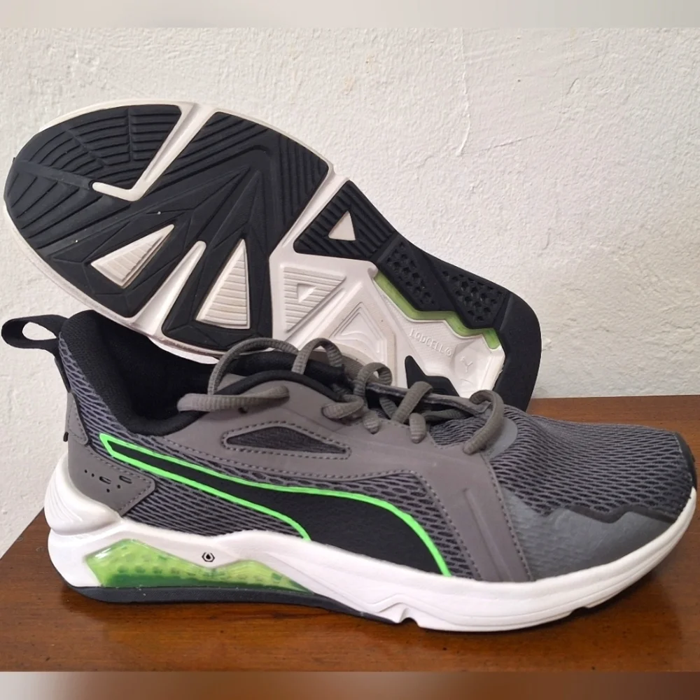 Puma Lqdcell Method Cross Trainer Men's Big Boys Gray Sneakers Size 7
